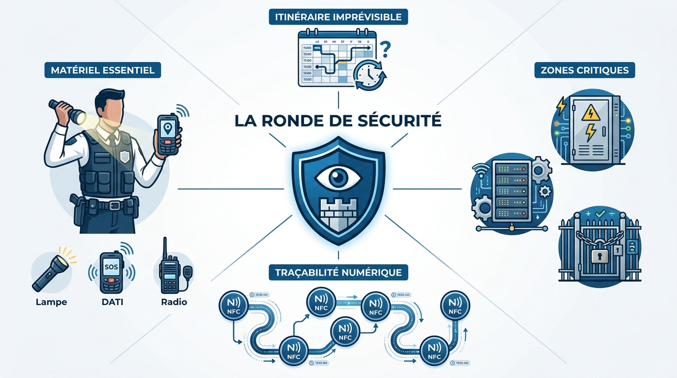 Infographie sur la ronde de sécurité