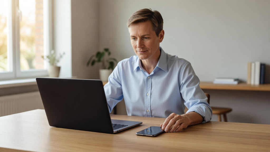 Personne consultant une demande de validation de connexion sur son téléphone pour sécuriser un compte