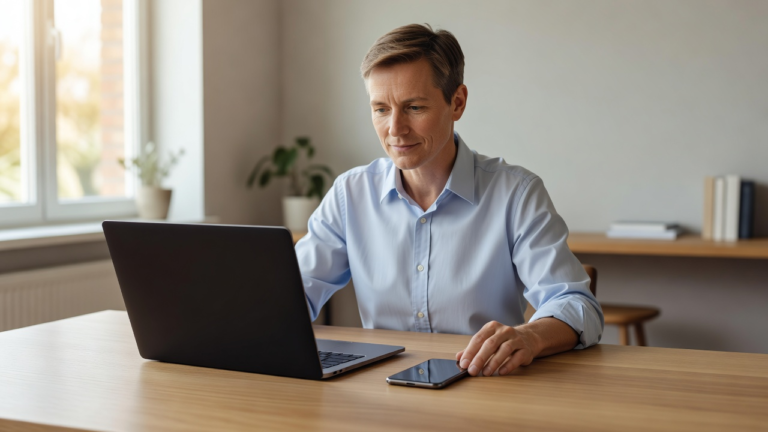 Personne consultant une demande de validation de connexion sur son téléphone pour sécuriser un compte