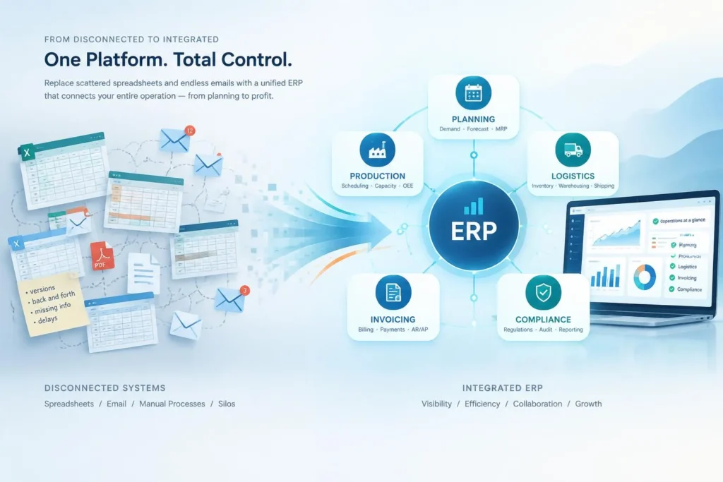 ERP et gestion opérationnelle : changer face aux processus