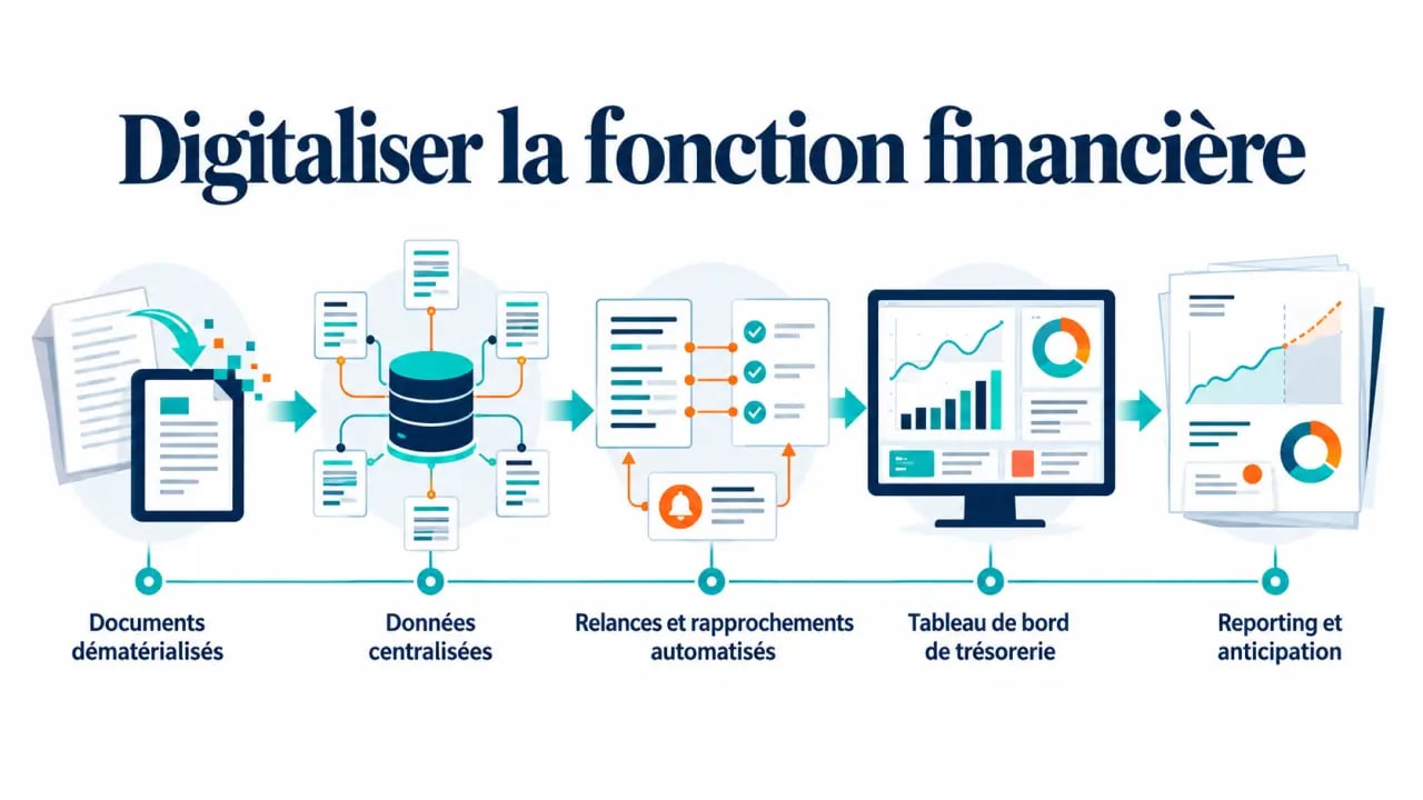 Optimiser la gestion financière des entreprises grâce aux outils numériques, de la dématérialisation au pilotage de la trésorerie