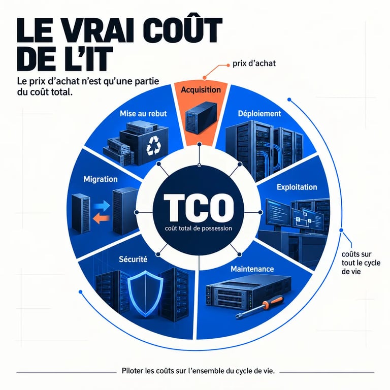 Optimiser la gestion financière de votre infrastructure informatique d'entreprise avec une visualisation du coût total de possession IT