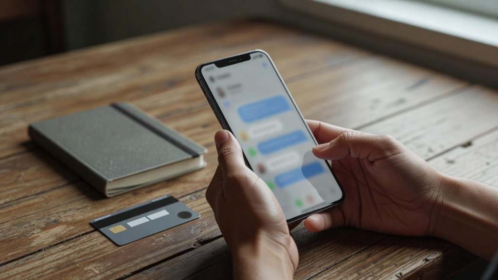 Vérification d'un message bancaire sans cliquer le lien du SMS
